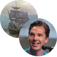 Benedict Cumberbatch and the Mayflower